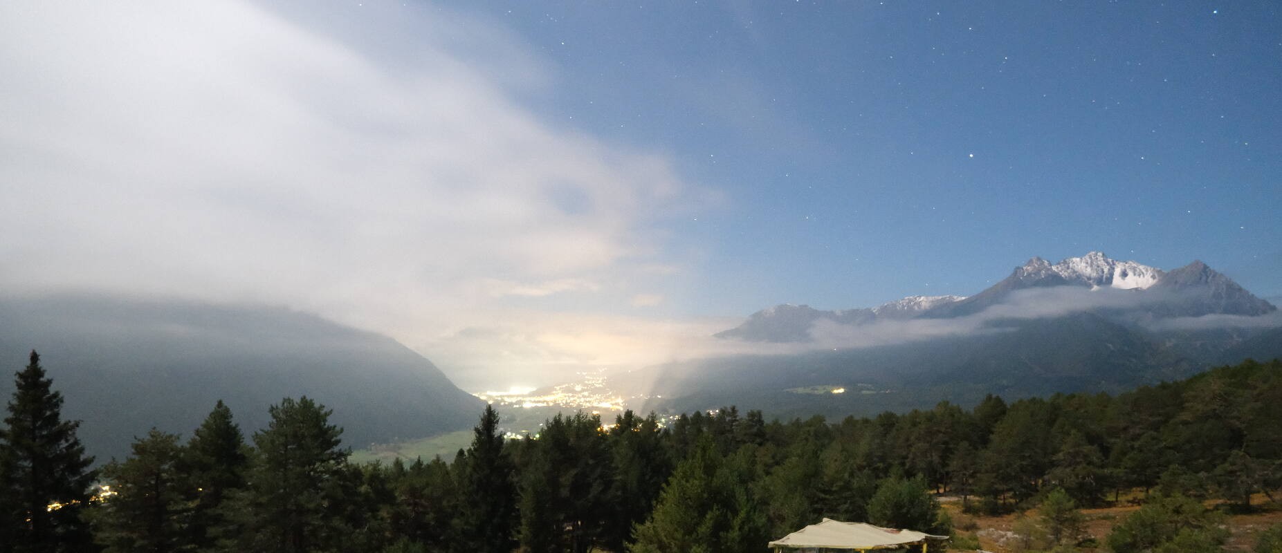 Archiv Foto Webcam Tarrenz - Blick vom Kappakreuz auf Imst
