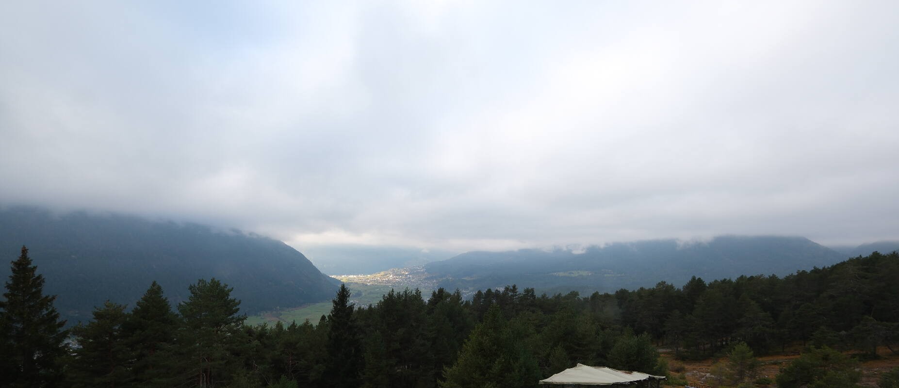 Archiv Foto Webcam Tarrenz - Blick vom Kappakreuz auf Imst