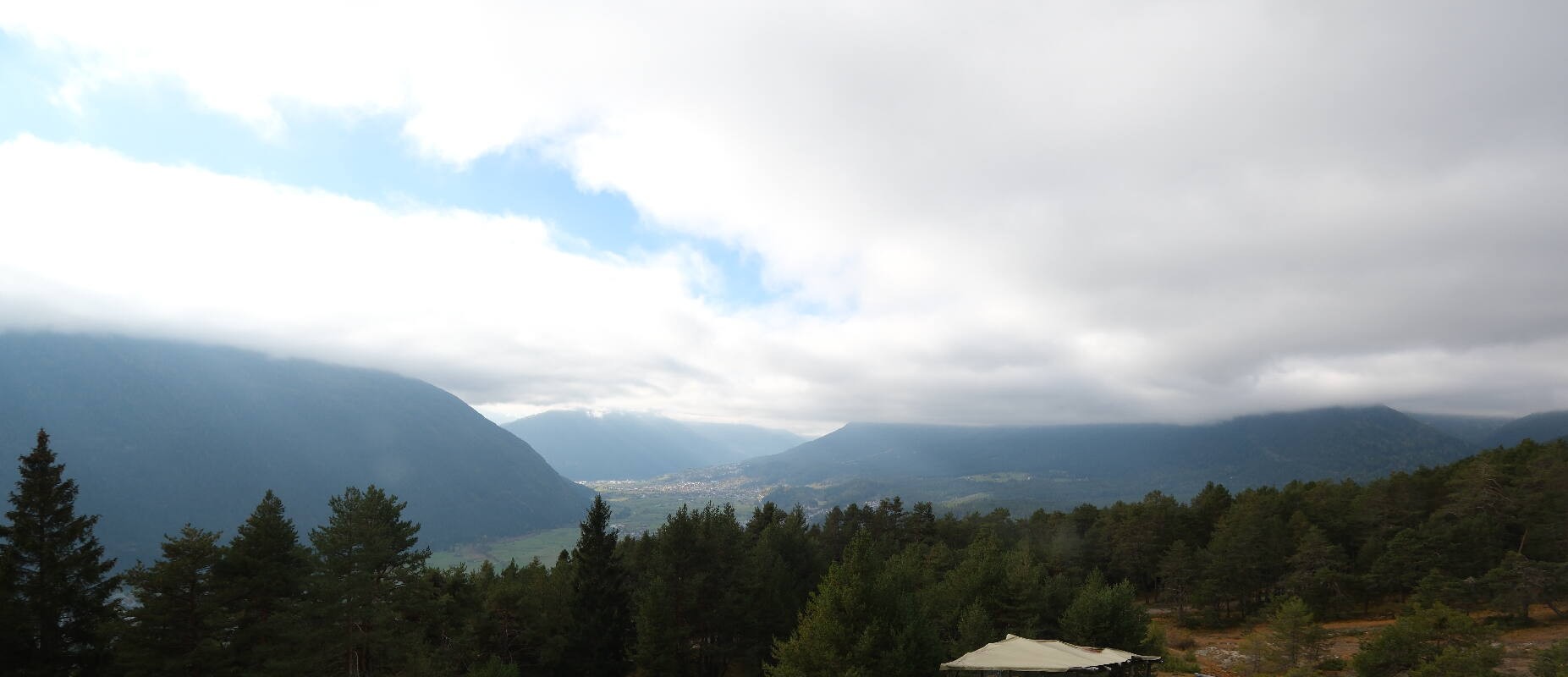 Archiv Foto Webcam Tarrenz - Blick vom Kappakreuz auf Imst