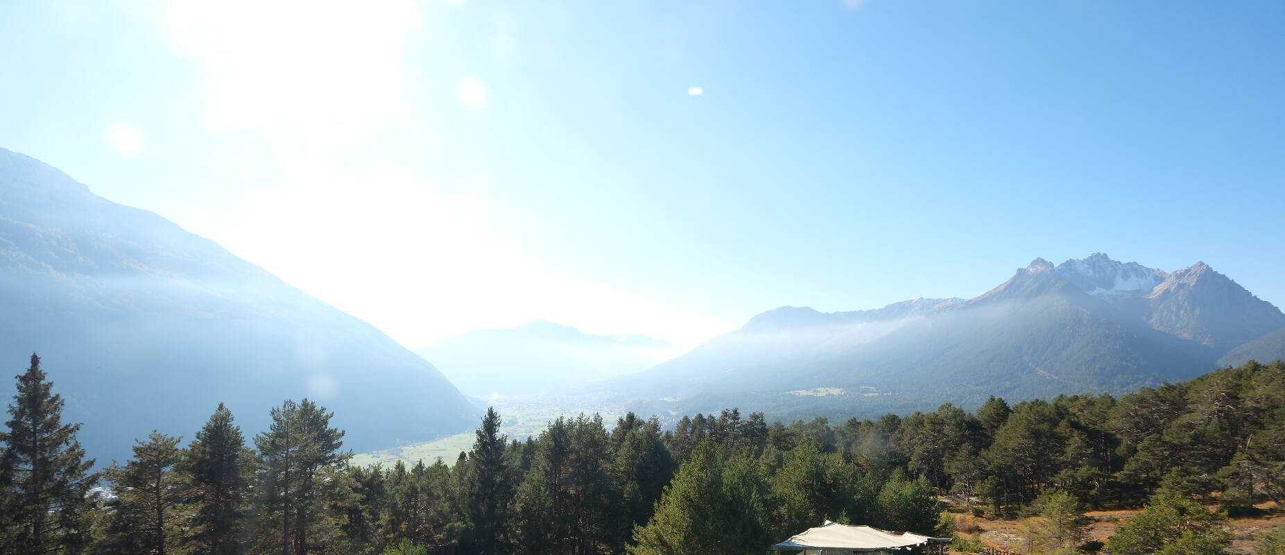 Archiv Foto Webcam Tarrenz - Blick vom Kappakreuz auf Imst