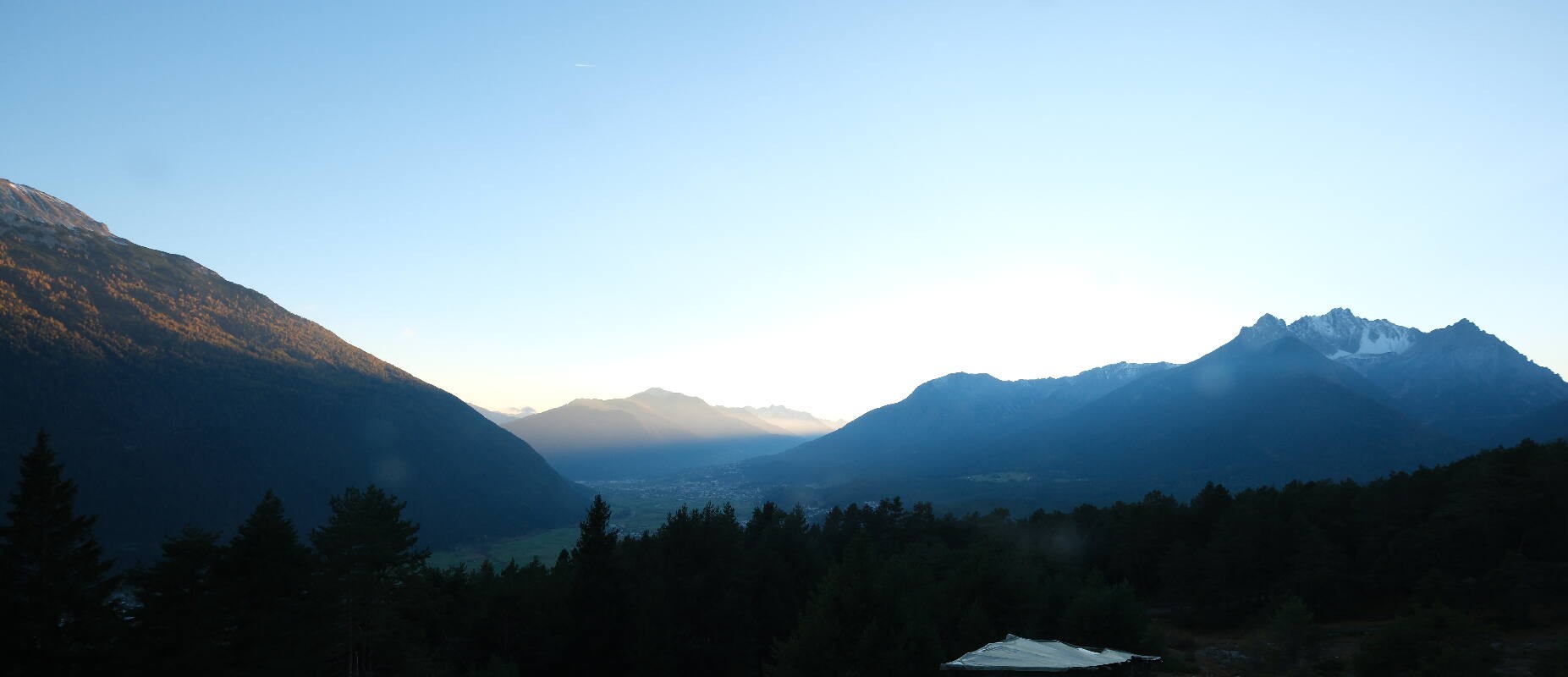 Archiv Foto Webcam Tarrenz - Blick vom Kappakreuz auf Imst