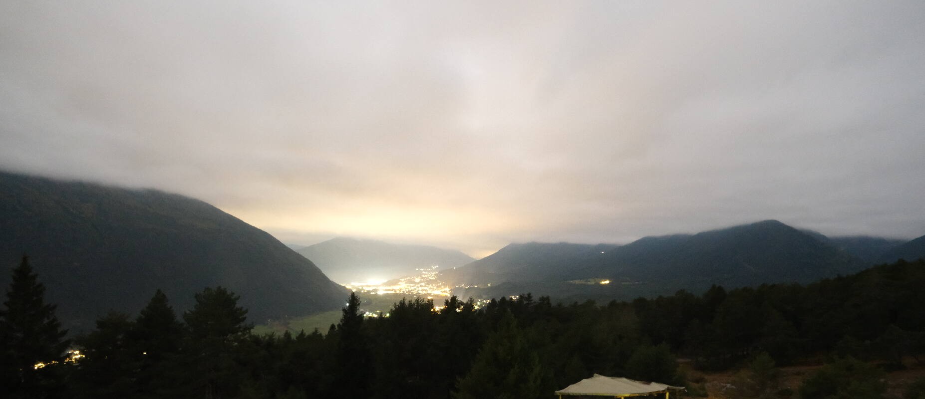 Archiv Foto Webcam Tarrenz - Blick vom Kappakreuz auf Imst