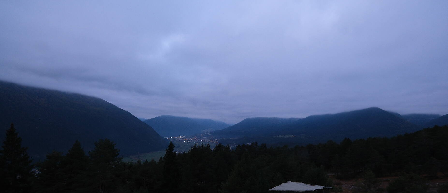 Archiv Foto Webcam Tarrenz - Blick vom Kappakreuz auf Imst