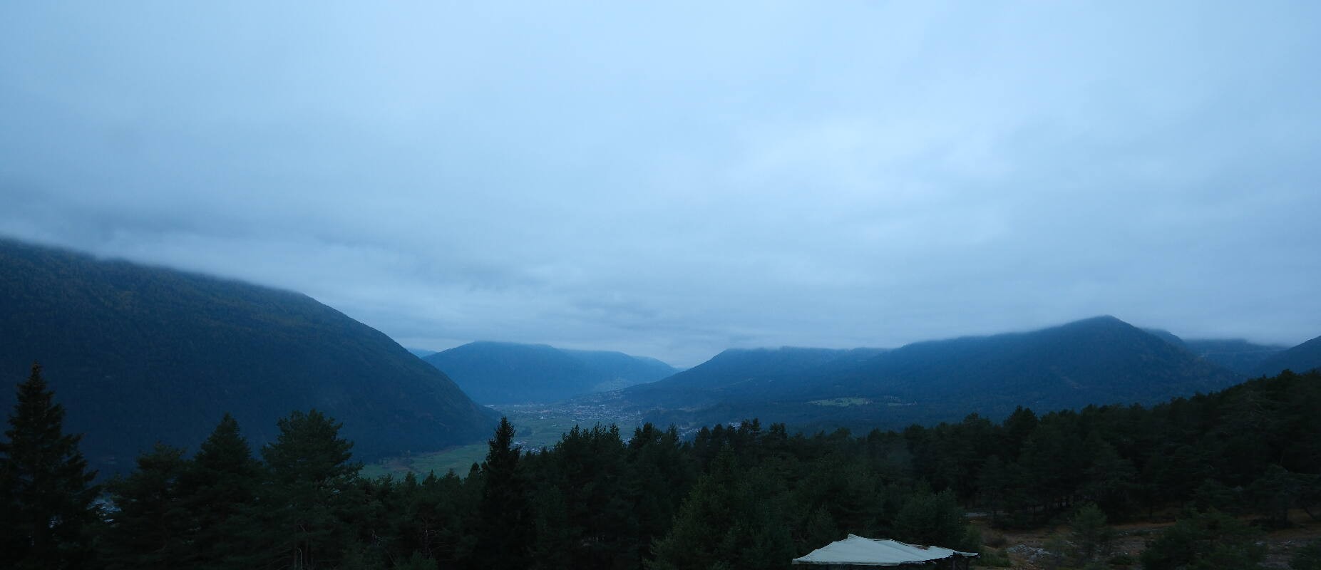Archiv Foto Webcam Tarrenz - Blick vom Kappakreuz auf Imst