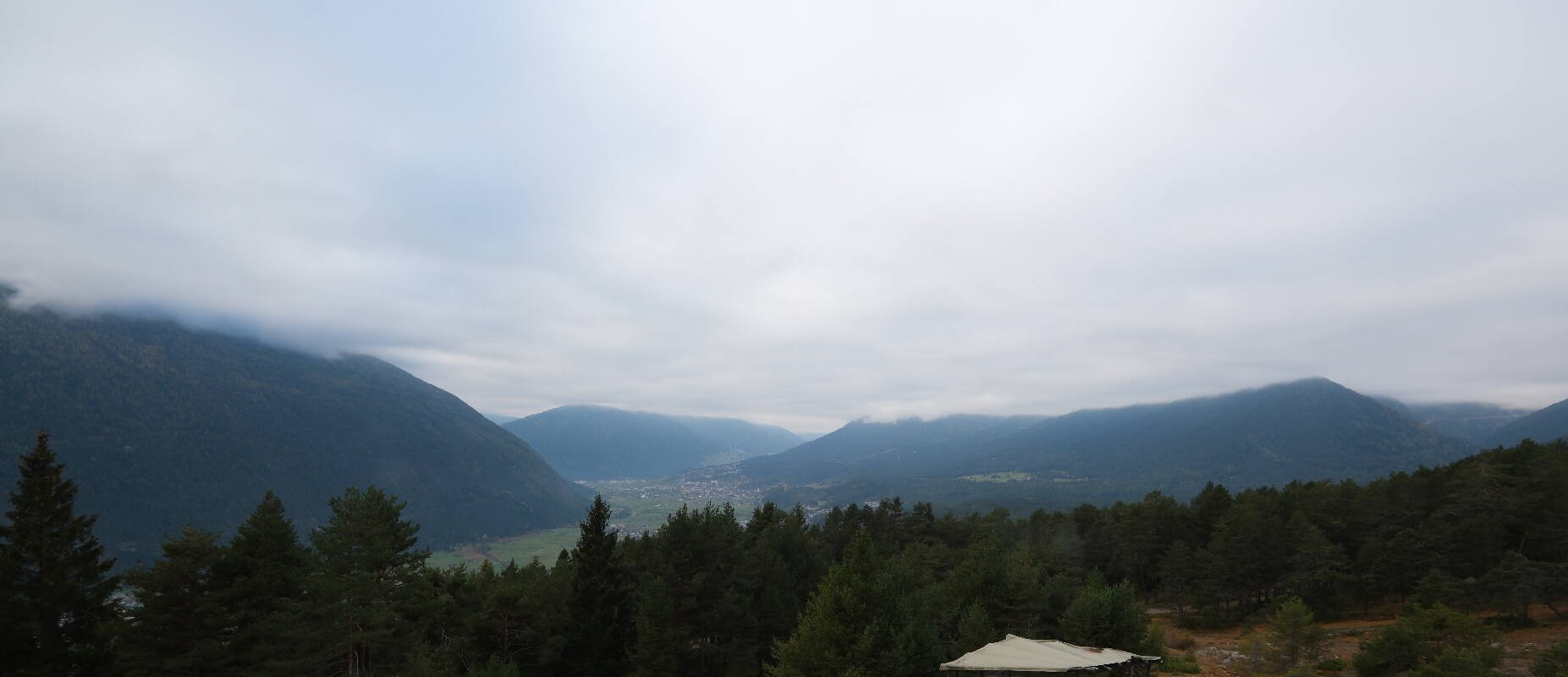 Archiv Foto Webcam Tarrenz - Blick vom Kappakreuz auf Imst