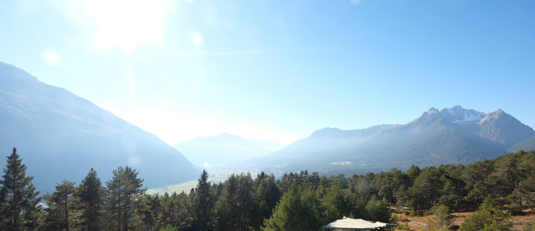 Archiv Foto Webcam Tarrenz - Blick vom Kappakreuz auf Imst