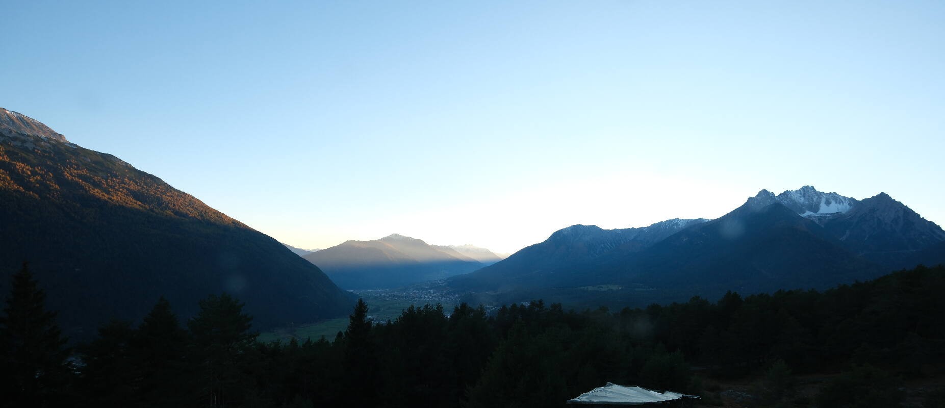 Archiv Foto Webcam Tarrenz - Blick vom Kappakreuz auf Imst