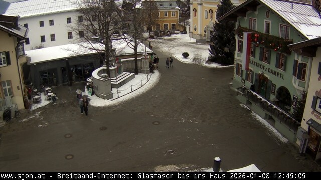 Archiv Foto Webcam Hauptplatz in St. Johann/Tirol