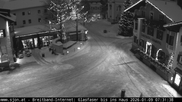 Archiv Foto Webcam Hauptplatz in St. Johann/Tirol