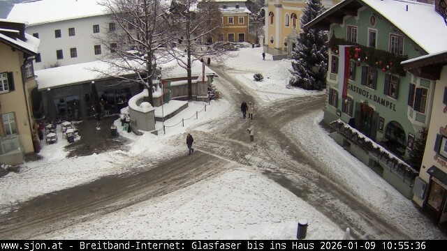 Archiv Foto Webcam Hauptplatz in St. Johann/Tirol