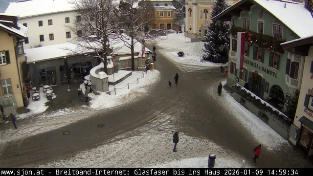 Archiv Foto Webcam Hauptplatz in St. Johann/Tirol