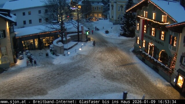 Archiv Foto Webcam Hauptplatz in St. Johann/Tirol