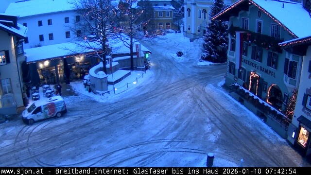 Archiv Foto Webcam Hauptplatz in St. Johann/Tirol