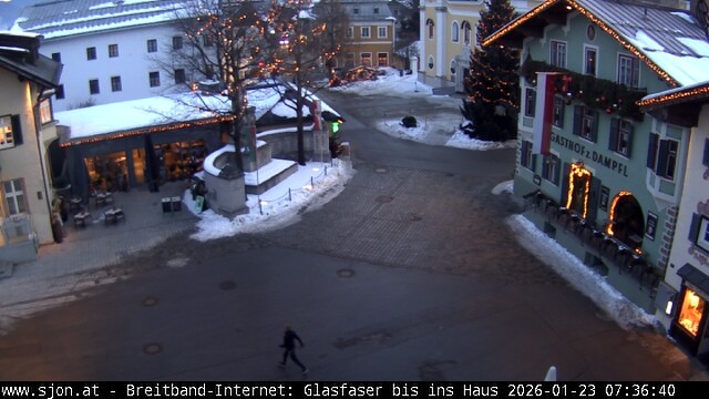 Archiv Foto Webcam Hauptplatz in St. Johann/Tirol