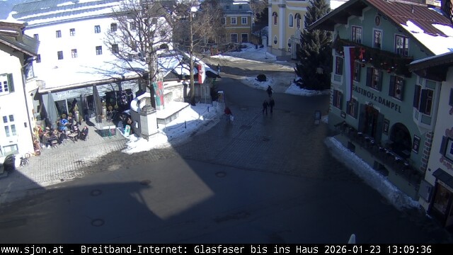 Archiv Foto Webcam Hauptplatz in St. Johann/Tirol