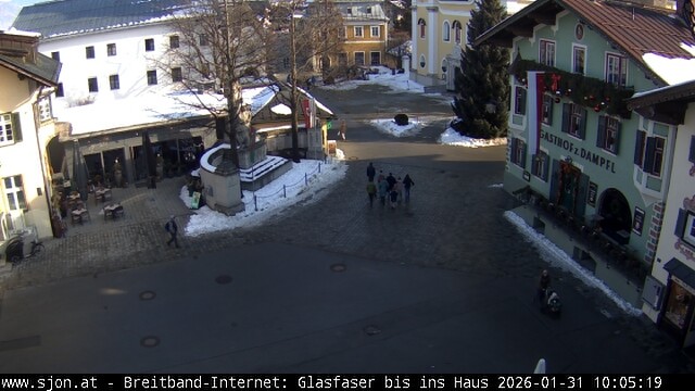Archived image Webcam St. Johann in Tyrol - Main Place