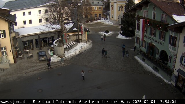 Archiv Foto Webcam Hauptplatz in St. Johann/Tirol
