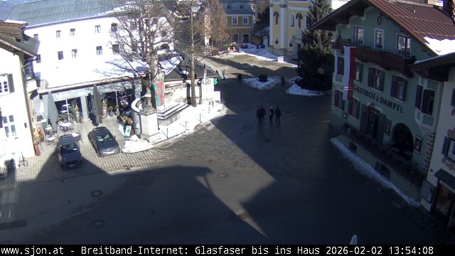 Archiv Foto Webcam Hauptplatz in St. Johann/Tirol