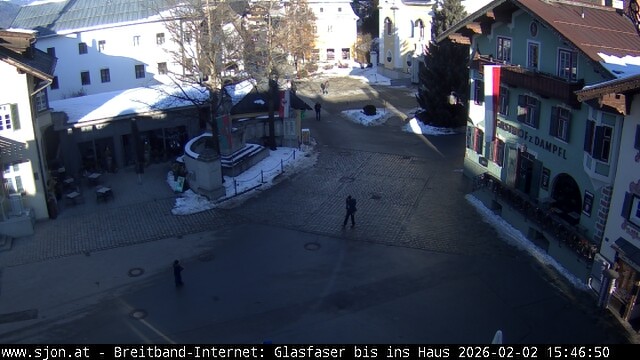 Archiv Foto Webcam Hauptplatz in St. Johann/Tirol