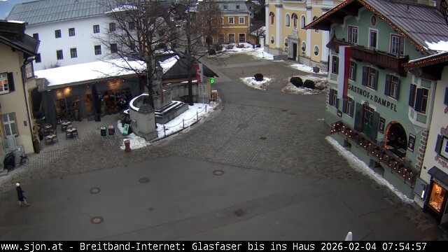 Archiv Foto Webcam Hauptplatz in St. Johann/Tirol