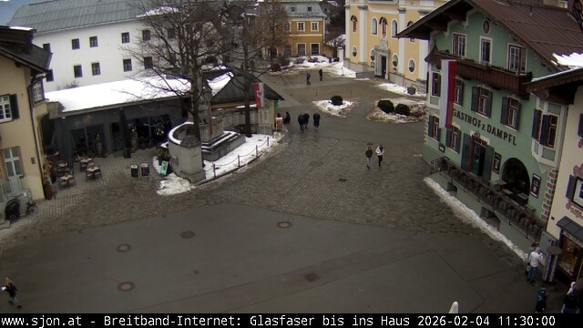 Archiv Foto Webcam Hauptplatz in St. Johann/Tirol