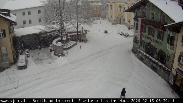 Archiv Foto Webcam Hauptplatz in St. Johann/Tirol