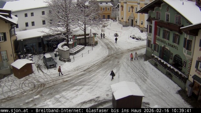 Archiv Foto Webcam Hauptplatz in St. Johann/Tirol
