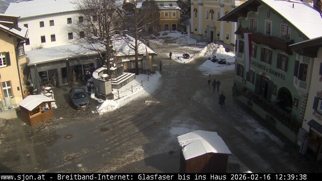 Archiv Foto Webcam Hauptplatz in St. Johann/Tirol