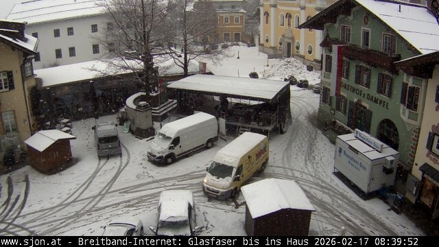 Archived image Webcam St. Johann in Tyrol - Main Place