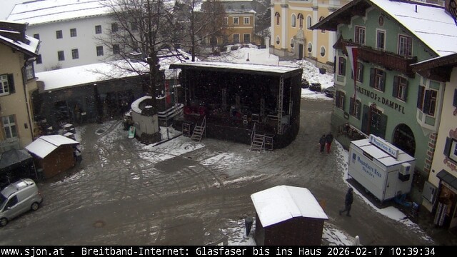 Archiv Foto Webcam Hauptplatz in St. Johann/Tirol