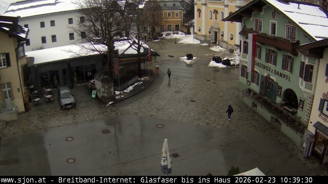 Archiv Foto Webcam Hauptplatz in St. Johann/Tirol