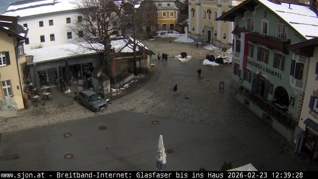 Archiv Foto Webcam Hauptplatz in St. Johann/Tirol