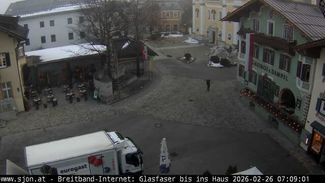 Archived image Webcam St. Johann in Tyrol - Main Place