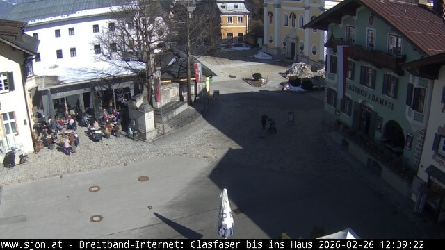 Archived image Webcam St. Johann in Tyrol - Main Place