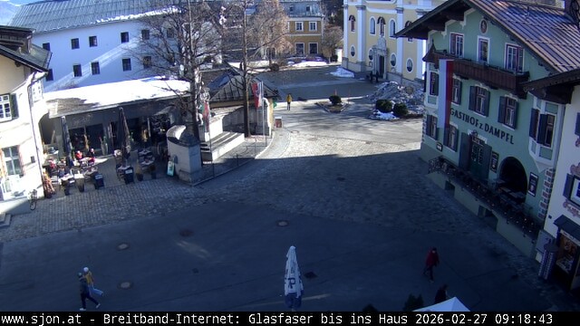 Archived image Webcam St. Johann in Tyrol - Main Place
