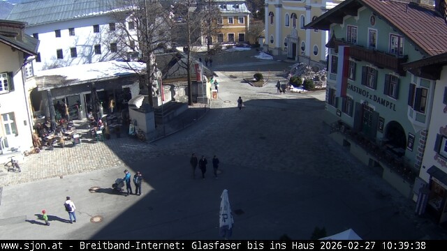 Archived image Webcam St. Johann in Tyrol - Main Place