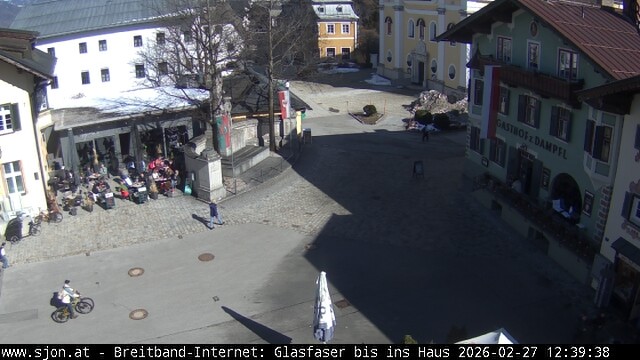 Archived image Webcam St. Johann in Tyrol - Main Place