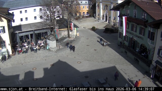 Archiv Foto Webcam Hauptplatz in St. Johann/Tirol