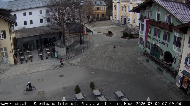 Archiv Foto Webcam Hauptplatz in St. Johann/Tirol