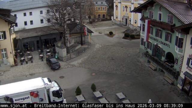 Archiv Foto Webcam Hauptplatz in St. Johann/Tirol