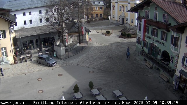 Archiv Foto Webcam Hauptplatz in St. Johann/Tirol