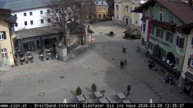 Archiv Foto Webcam Hauptplatz in St. Johann/Tirol