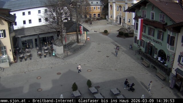 Archiv Foto Webcam Hauptplatz in St. Johann/Tirol