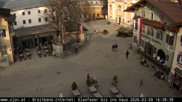 Archiv Foto Webcam Hauptplatz in St. Johann/Tirol