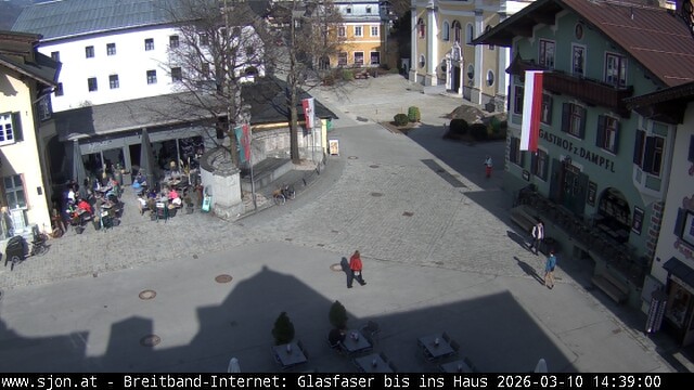 Archived image Webcam St. Johann in Tyrol - Main Place