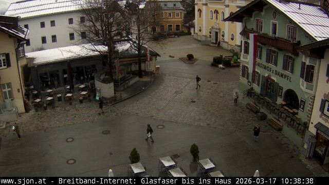 Archiv Foto Webcam Hauptplatz in St. Johann/Tirol