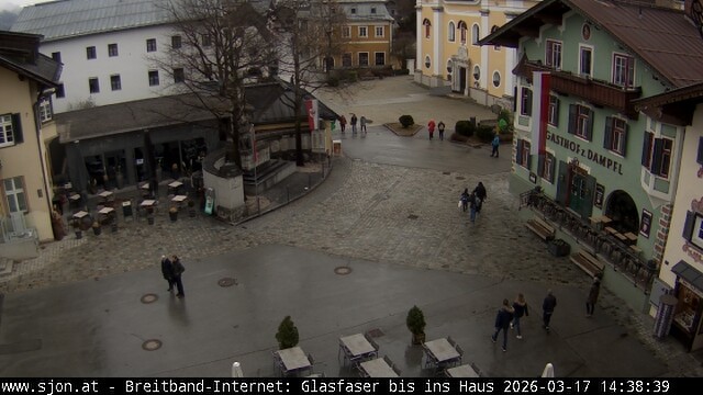 Archiv Foto Webcam Hauptplatz in St. Johann/Tirol