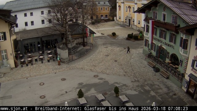 Archiv Foto Webcam Hauptplatz in St. Johann/Tirol
