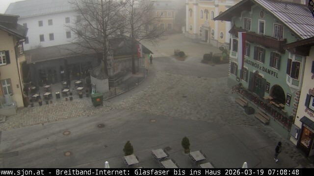Archiv Foto Webcam Hauptplatz in St. Johann/Tirol