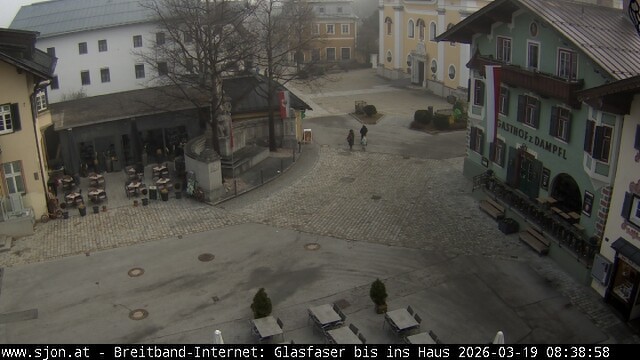 Archiv Foto Webcam Hauptplatz in St. Johann/Tirol